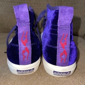 purple velvet matchcourt high top